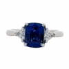 Royal Intense Blue Sapphire , Cushion shaped