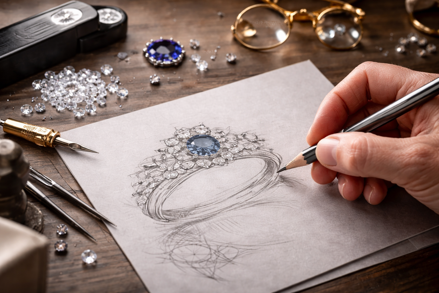 custom made fine Jewellery by Geretti Jewellery Sablon